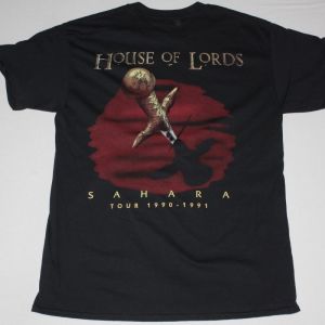 HOUSE OF LORDS SAHARA NEW BLACK T-SHIRT