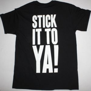 SLAUGHTER STICK IT TO YA NEW BLACK T-SHIRT