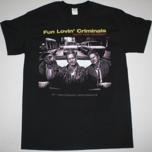 FUN LOVIN CRIMINALS COME FIND YOURSELF 20TH ANNIVERSARY NEW BLACK T-SHIRT