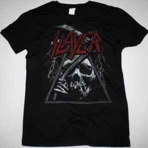 SLAYER TRIANGLE REAPER NEW BLACK T SHIRT