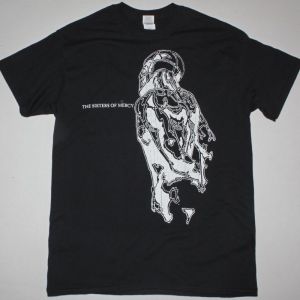 THE SISTERS OF MERCY OVERBOMBING NEW BLACK T-SHIRT