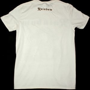 RAINBOW LONG LIVE ROCK'N'ROLL NEW NATURAL T-SHIRT
