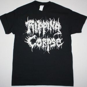 RIPPING CORPSE LOGO NEW BLACK T-SHIRT