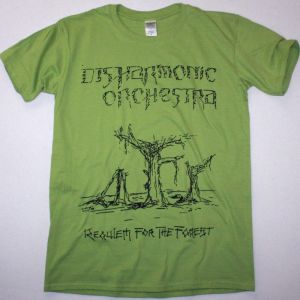 DISHARMONIC ORCHESTRA REQUIEM FOR A FOREST NEW KIWI GREEN T-SHIRT