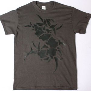 SEPULTURA LOGO GREY NEW GREY CHARCOAL T-SHIRT