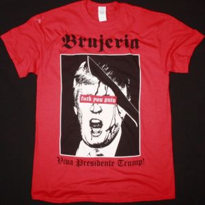 BRUJERIA VIVA PRESIDENTE TRUMP NEW RED T-SHIRT