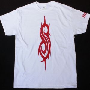 SLIPKNOT SYMBOL NEW WHITE T-SHIRT