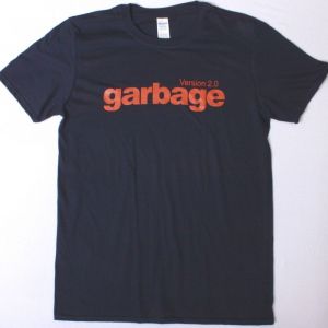 GARBAGE VERSION 2.0 NEW NAVY T-SHIRT