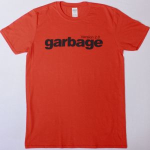 GARBAGE VERSION 2.0 NEW ORANGE T-SHIRT