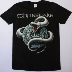 WHITESNAKE WHITE SNAKE NEW BLACK T-SHIRT