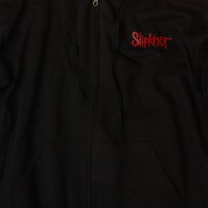 SLIPKNOT LOGO NEW BLACK ZIPPED HOODIE