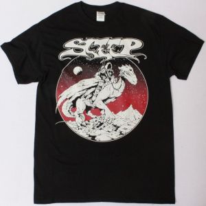 SLEEP DRAGONAUT NEW BLACK T-SHIRT