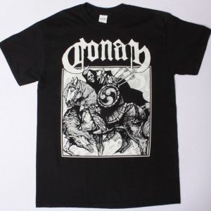 CONAN HORSEBACK BATTLE NEW BLACK T-SHIRT