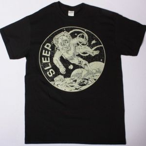 SLEEP THE CLARITY ASTRONAUT NEW BLACK T-SHIRT