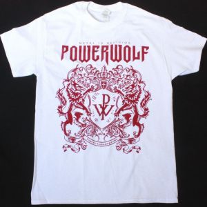 POWERWOLF METAL IS RELIGION NEW WHITE T-SHIRT