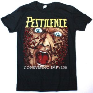 PESTILENCE CONSUMING IMPULSE NEW BLACK T-SHIRT