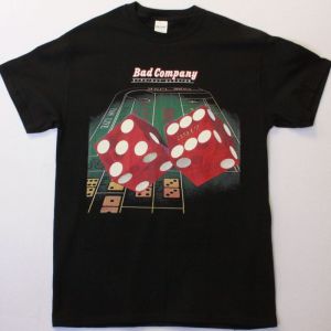 BAD COMPANY STRAIGHT SHOOTER NEW BLACK T SHIRT