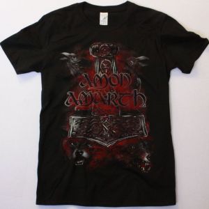AMON AMARTH FATHER OF THE WOLF NEW BLACK T-SHIRT