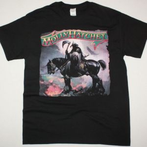 MOLLY HATCHET 1978 NEW BLACK T SHIRT