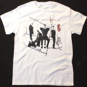 SPANDAU BALLET THROUGH THE BARRICADES NEW WHITE T-SHIRT
