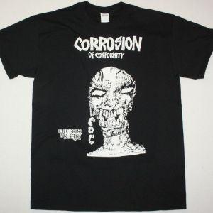 CORROSION OF CONFORMITY EYE FOR AN EYE 1984 NEW BLACK T-SHIRT