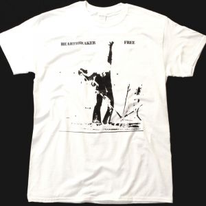 FREE HEARTBREAKER NEW WHITE T SHIRT