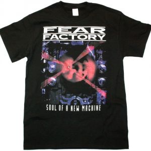 FEAR FACTORY SOUL OF A NEW MACHINE NEW BLACK T-SHIRT