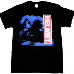 HELMET MEANTIME NEW BLACK T-SHIRT