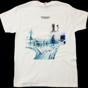 RADIOHEAD OK COMPUTER NEW WHITE T-SHIRT