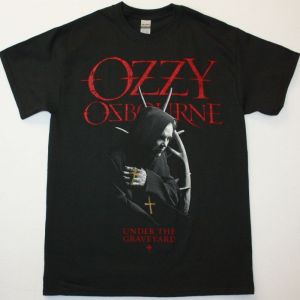 OZZY OSBOURNE UNDER THE GRAVEYARD NEW BLACK T-SHIRT