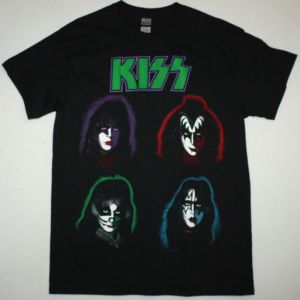 KISS SOLO ALBUMS NEW BLACK T-SHIRT