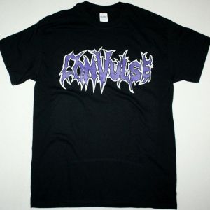 CONVULSE LOGO NEW BLACK T-SHIRT