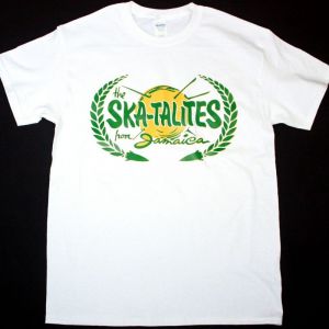 THE SKATALITES FROM JAMAICA NEW WHITE T SHIRT