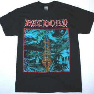 BATHORY BLOOD ON ICE NEW BLACK T-SHIRT