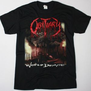 OBITUARY WORLD DEMISE NEW BLACK T-SHIRT