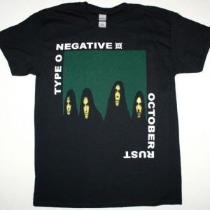 TYPE O NEGATIVE BAND OCTOBER RUST NEW BLACK T-SHIRT