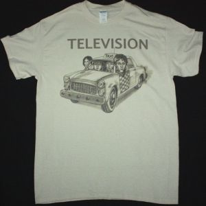 TELEVISION TAXI NEW NATURAL T-SHIRT