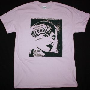 BLONDIE CONCERT NEW PINK T-SHIRT