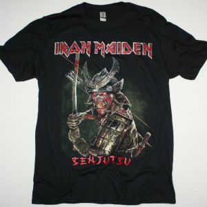 IRON MAIDEN SENJUTSU NEW BLACK T SHIRT