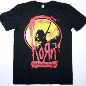 KORN LIVE AT HOLYWOOD PALLADIUM NEW BLACK T-SHIRT