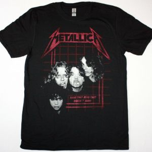 METALLICA BANG THAT HEAD THAT DOESN'T BANG NEW BLACK T-SHIRT