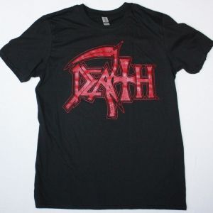 DEATH LOGO NEW BLACK T-SHIRT