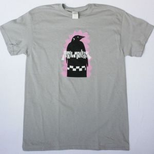 ARCTIC MONKEYS FAVOURITE WORST NIGHTMARE NEW LIGHT GREY T SHIRT