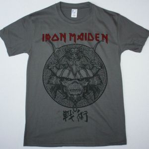 IRON MAIDEN SENJUTSU JAPAN NEW GREY T SHIRT