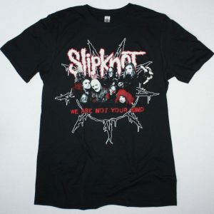 SLIPKNOT TOUR EUROPE 2022 NEW BLACK T SHIRT