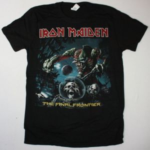 IRON MAIDEN THE FINAL FRONTIER NEW BLACK T SHIRT