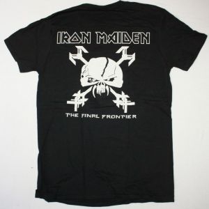 IRON MAIDEN THE FINAL FRONTIER NEW BLACK T SHIRT