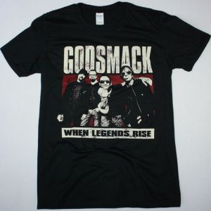 GODSMACK BAND WHEN LEGENDS RISE BLACK T-SHIRT