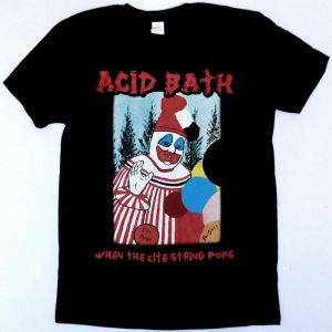 ACID BATH WHEN THE KITE STRING POPS NEW BLACK T-SHIRT
