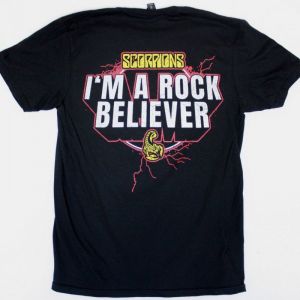 SCORPIONS SCREAM FOR ME SCREAMER NEW BLACK T-SHIRT